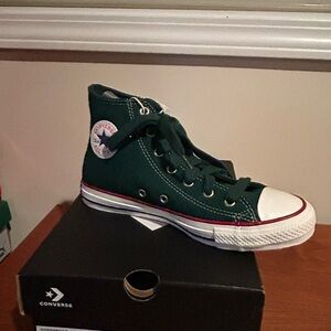 Converse Kids Forest Green High-Top Sneakers
